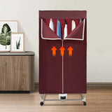Asciugatrice Pieghevole Portatile 1500W Bordeaux
