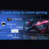 M15 4K Retro Game Stick, 64GB Built-in 20000+ Classic Games, Wireless Controller Game Console, 20+ Simulators Support, HD TV Video Gaming Player