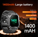 Smartwatch 2026 con batteria ultra grande da 1400 mAh