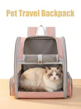 Trasportino espandibile per gatti e cani di piccola misura, Zaino da viaggio in rete traspirante con design ergonomico,