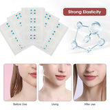 80 Adesivi Lifting Viso Invisibili Effetto V-Shape