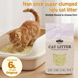 Lettiera per Gatti al Tofu 2kg - Biodegradabile e Smaltibile
