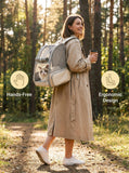 Trasportino espandibile per gatti e cani di piccola misura, Zaino da viaggio in rete traspirante con design ergonomico,