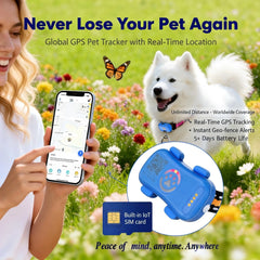Localizzatore GPS per animali domestici (cani e gatti) con SIM IoT integrata