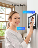 TMEZON Videocitofono intelligente Wi-Fi da 7 pollici con app Tuya, risoluzione 1080P
