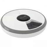 Distributore automatico di cibo per cani e gatti con timer e display a LED, da 1 a 6 pasti al giorno, per cibo secco e umido,