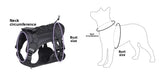 Gilet Tattico Impermeabile per Cani Medi e Grandi