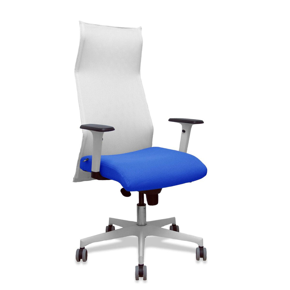 Silla de Oficina Piqueras y Crespo 54BR65G Azul Blanco