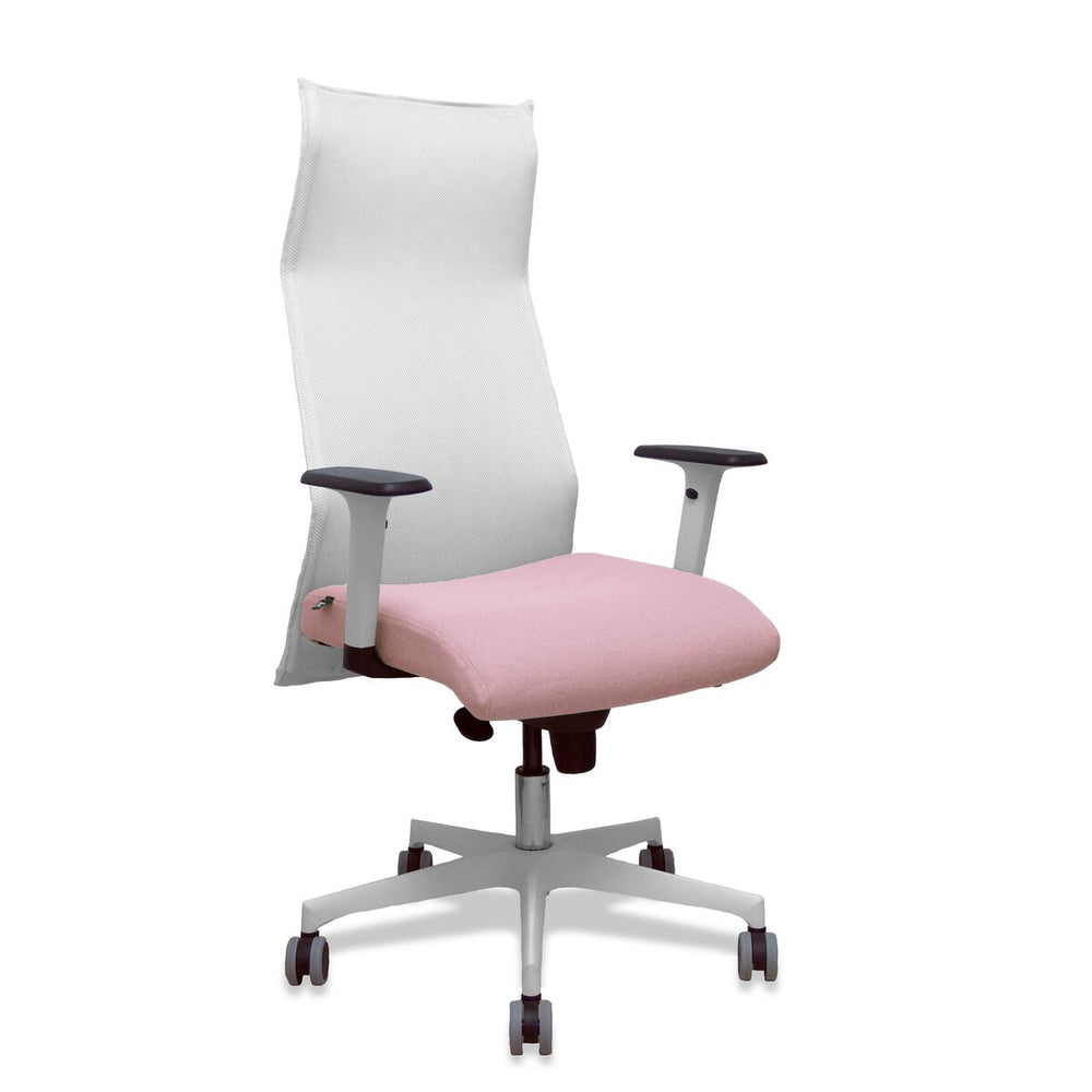 Sedia da Ufficio Piqueras y Crespo 54BR65G Bianco Rosa