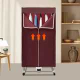 Asciugatrice Pieghevole Portatile 1500W Bordeaux
