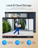 TMEZON Videocitofono intelligente Wi-Fi da 7 pollici con app Tuya, risoluzione 1080P