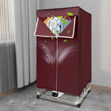 Asciugatrice Pieghevole Portatile 1500W Bordeaux