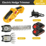 HGTUGO Tagliasiepi e Tagliaerba 2 in 1 a Batteria
