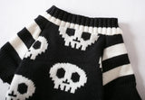 Maglione per Cani a Righe con Teschio PETFRDGLOBAL