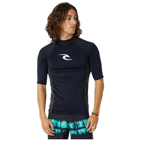T-shirt da Bagno Rip Curl Waves pf Nero Surf