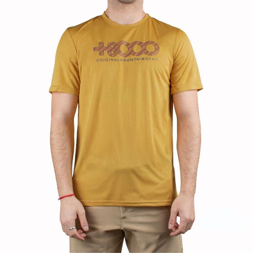Maglia a Maniche Corte Uomo +8000 USAME-078 Dorato