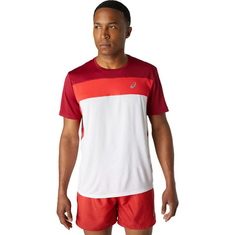 Maglia a Maniche Corte Uomo Asics 2011A781-107 Rosso