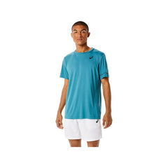 Maglia a Maniche Corte Uomo Asics 2041A136-302 Blu cielo