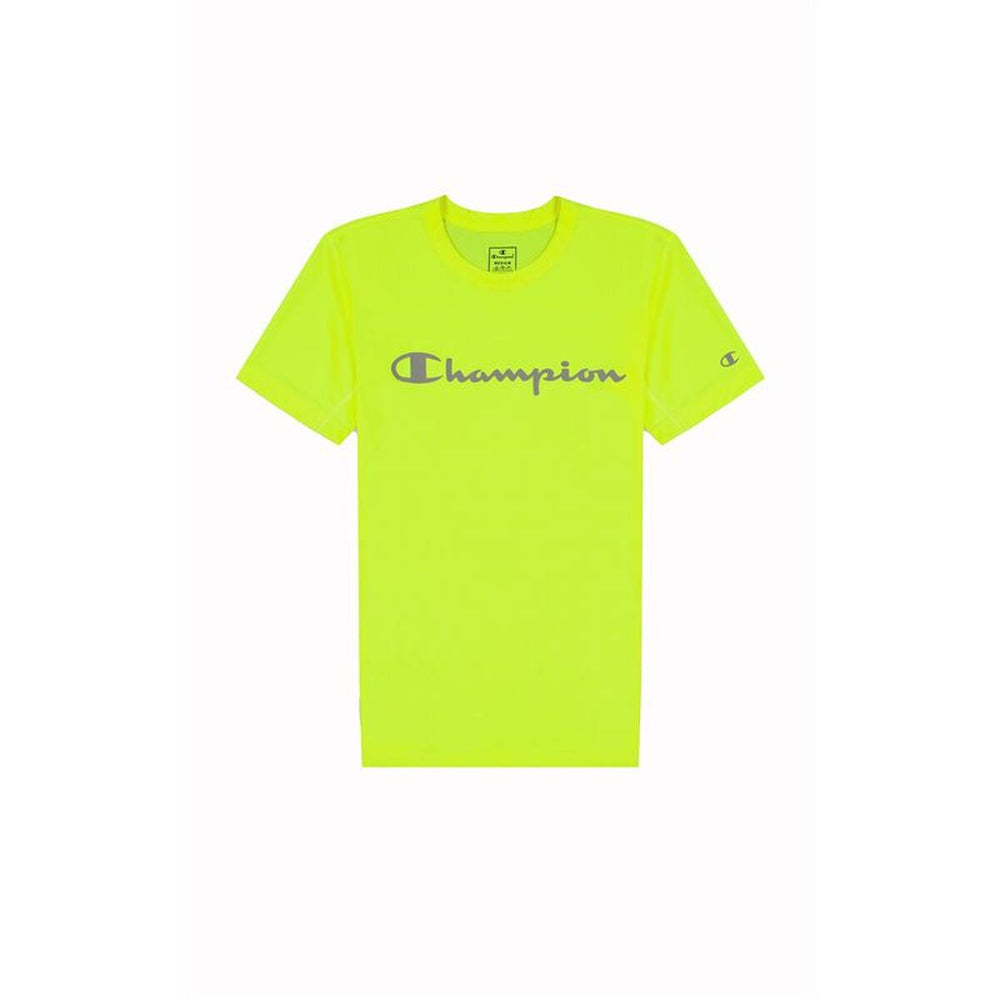 Maglia a Maniche Corte Uomo Champion 218931-YF002 Verde limone