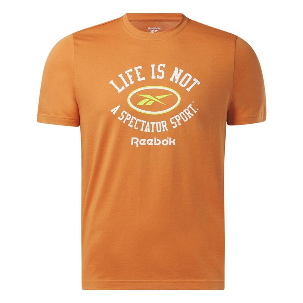 Maglia a Maniche Corte Uomo Reebok HS4884 Arancio