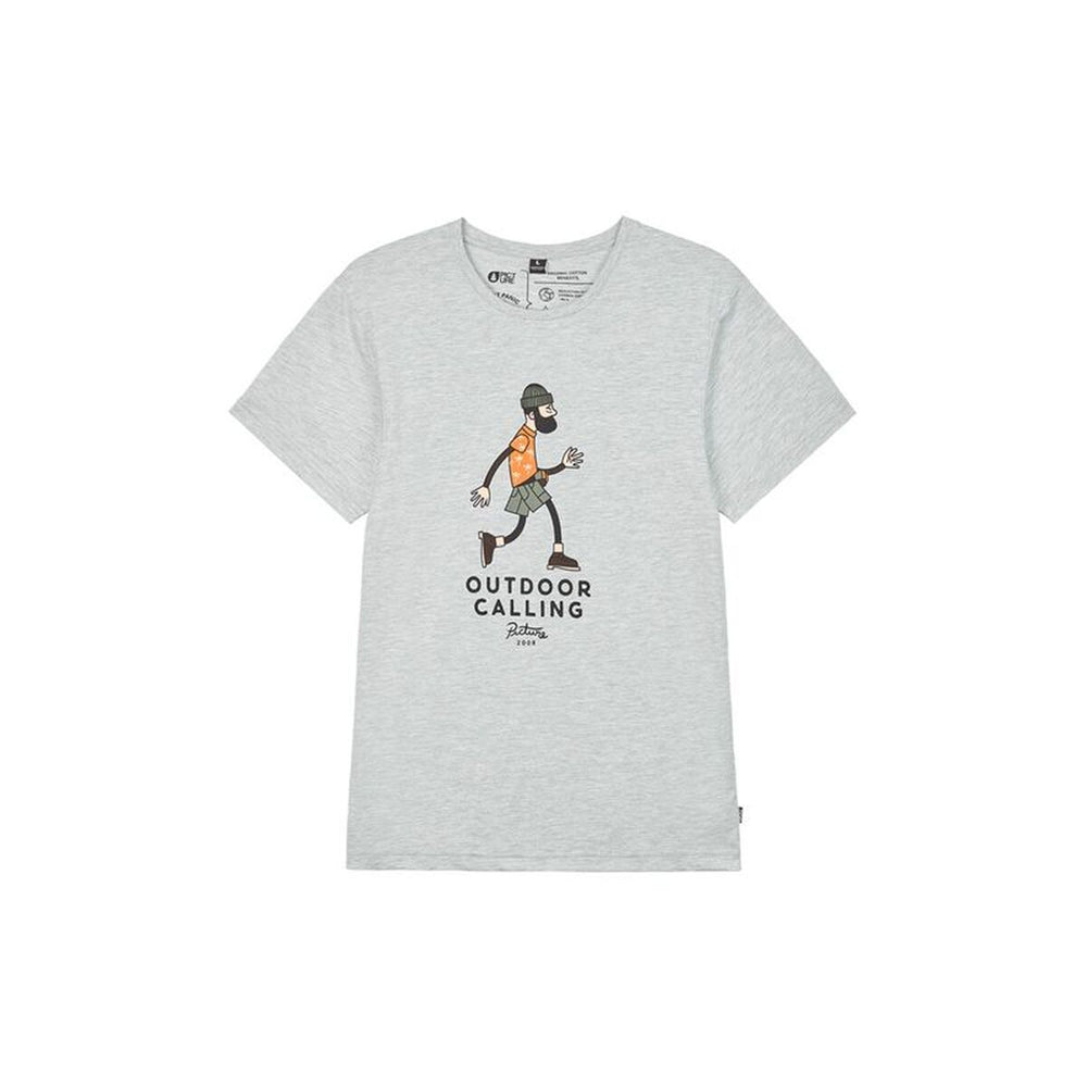 Maglia a Maniche Corte Uomo Picture MTS1021.A Grigio