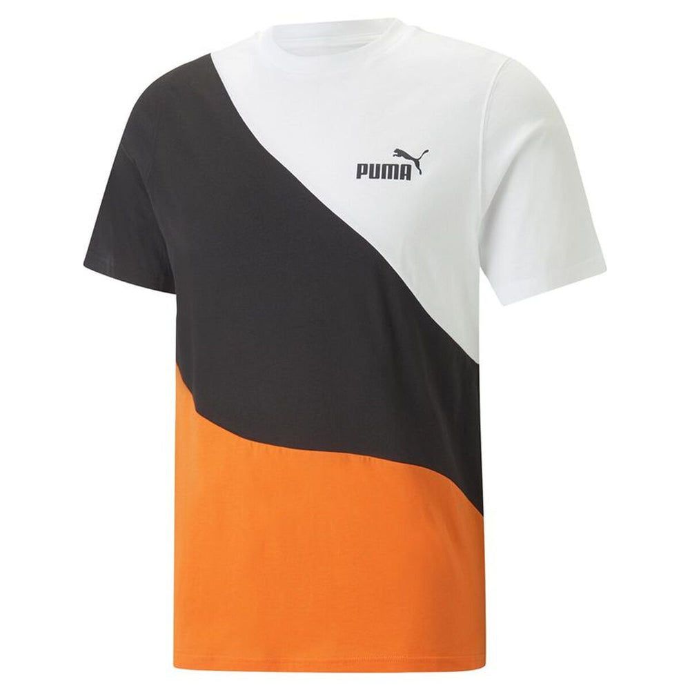 Maglia a Maniche Corte Uomo Puma 673380 23 Arancione scuro