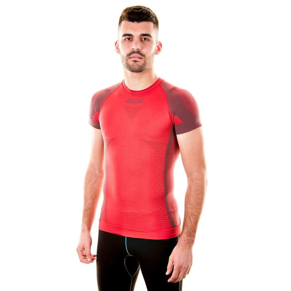 Maglia a Maniche Corte Uomo Joluvi Joluvi Pro Rosso