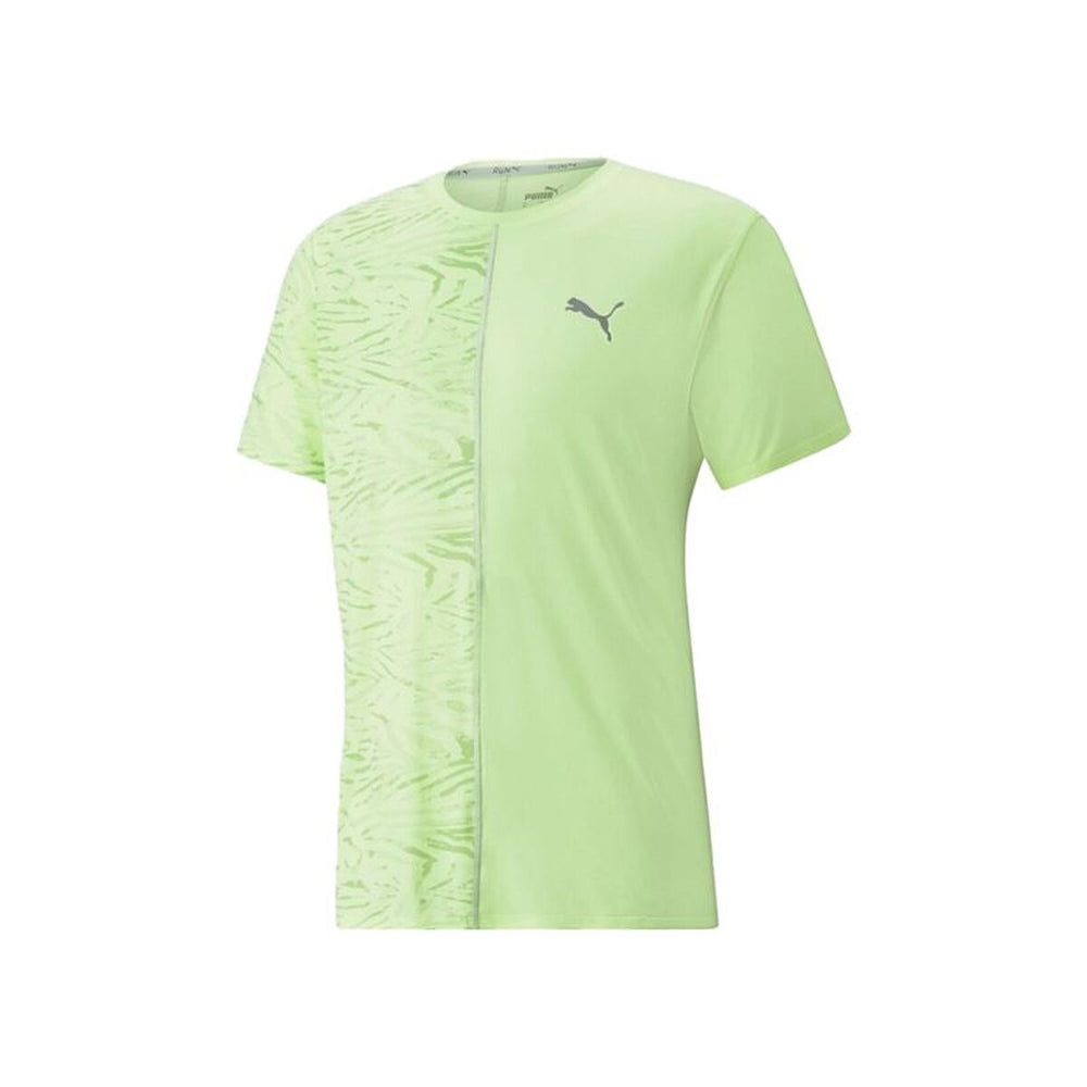 Maglia a Maniche Corte Uomo Puma 521402 37 Verde limone