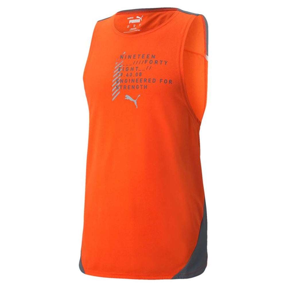 Maglia Smanicata da Uomo Puma Train Everfresh Tank M Arancio