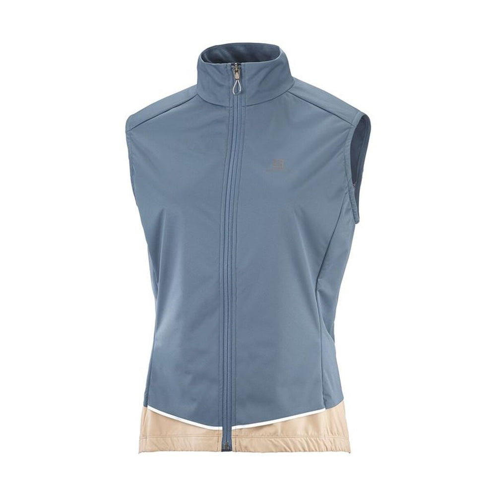 Gilet da corsa Salomon Light Shell W Azzurro Chiaro