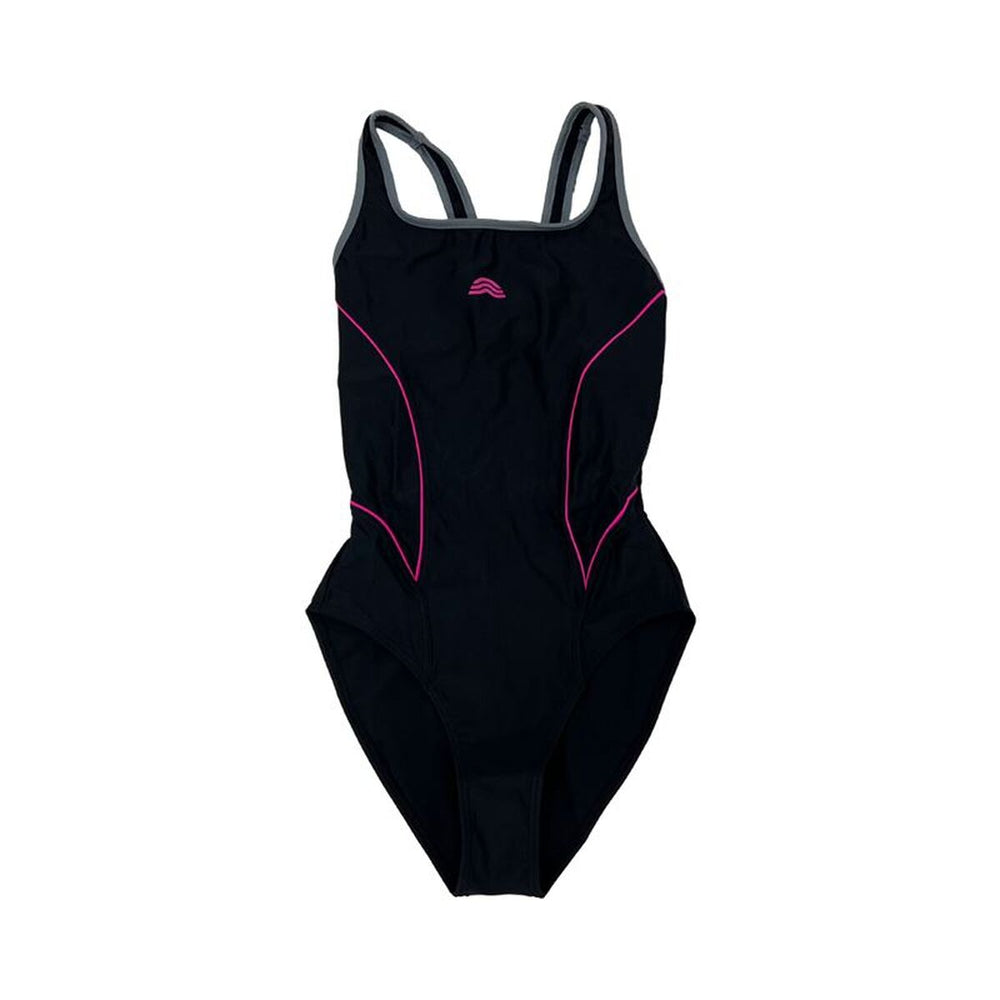 Costume da Bagno Donna Aquarapid Costume Intero Nero