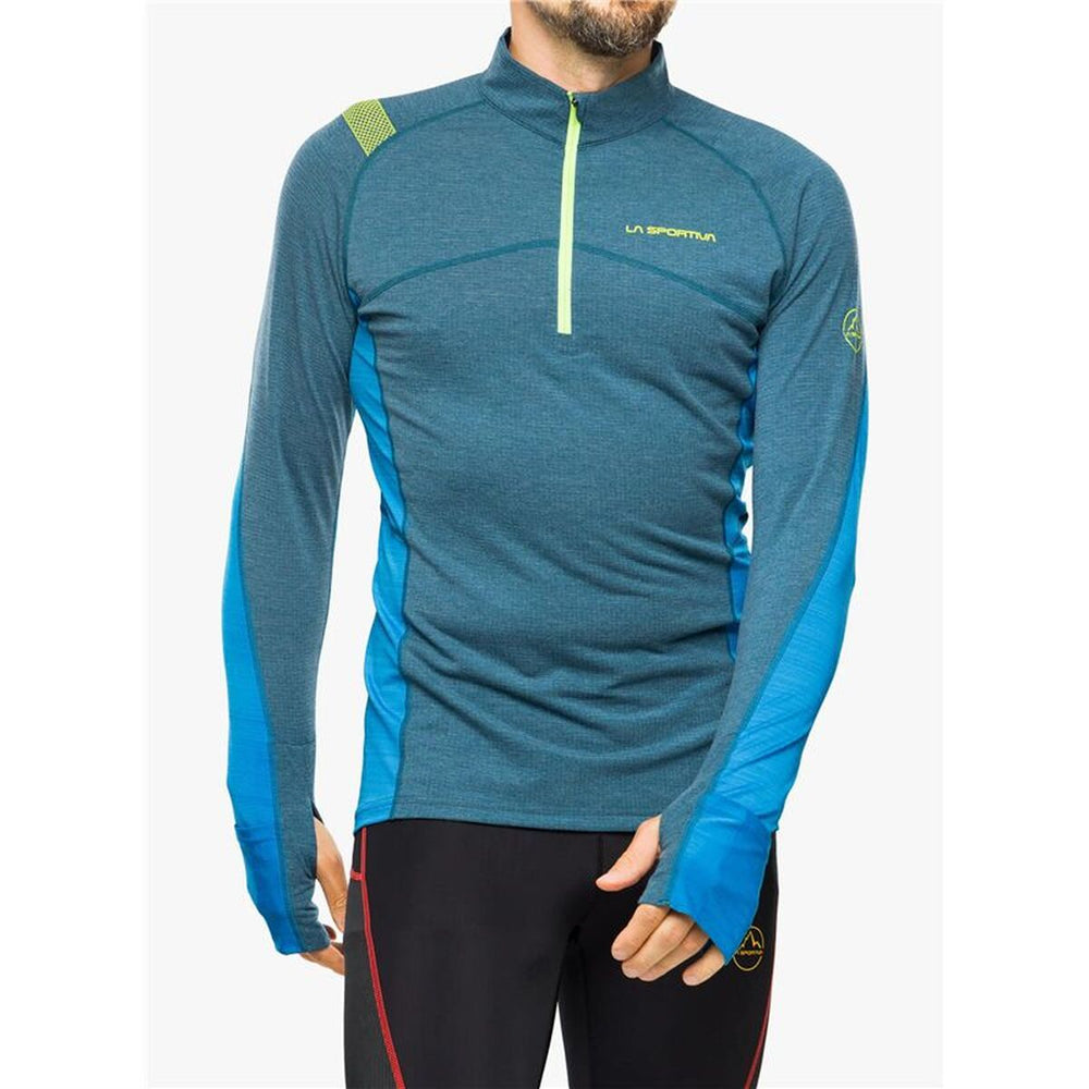 Maglia a Maniche Lunghe Uomo La Sportiva Swift Azzurro