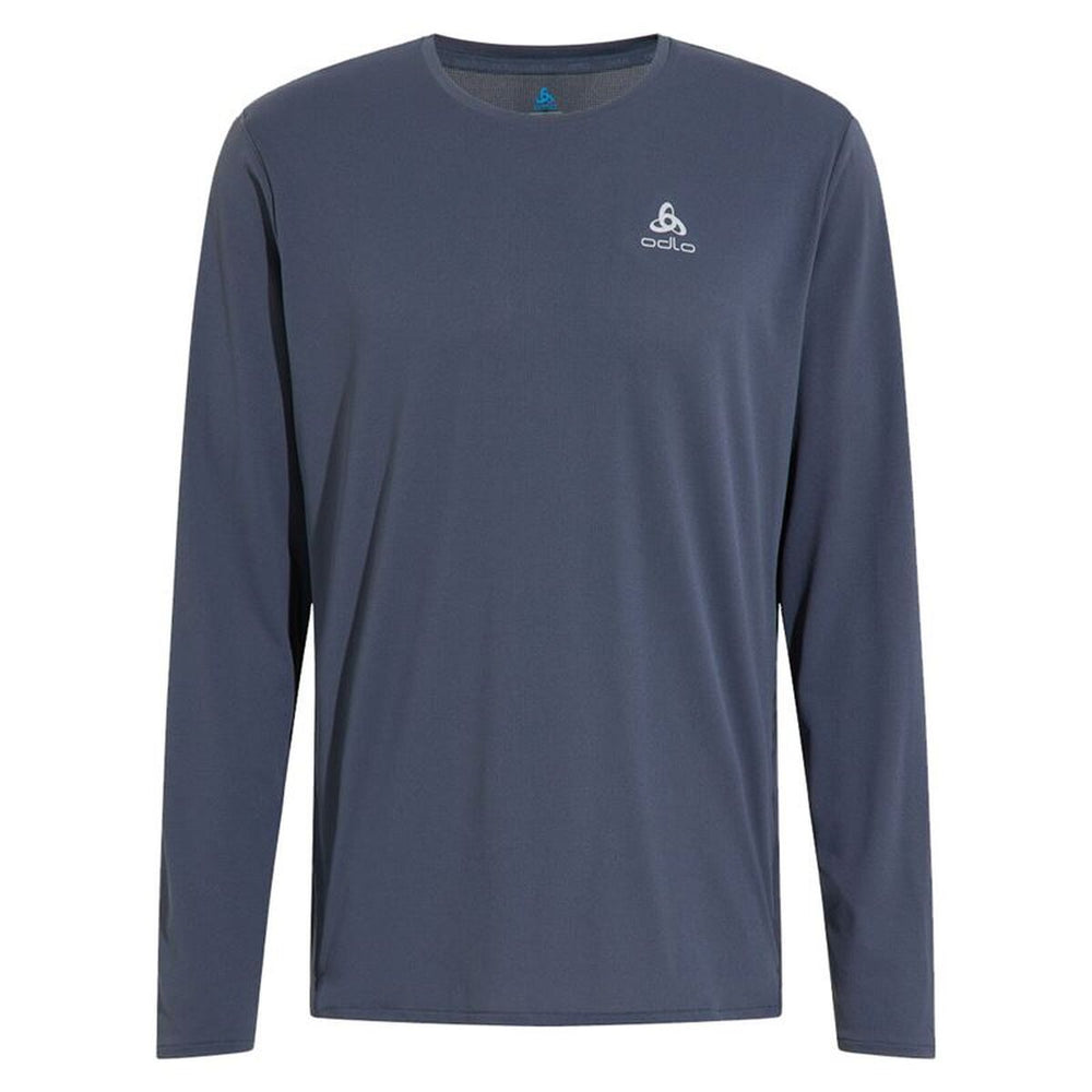 Men’s Long Sleeve T-Shirt Odlo Neck L/S Zeroweight Chill-T Blue