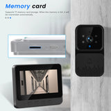 Videocitofono wireless Podofo con schermo IPS HD da 4,3'', interfono intelligente 2.4G, senza Wi-Fi