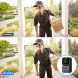 Videocitofono wireless Podofo con schermo IPS HD da 4,3'', interfono intelligente 2.4G, senza Wi-Fi