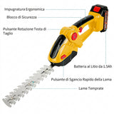 HGTUGO Tagliasiepi e Tagliaerba 2 in 1 a Batteria