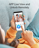 TMEZON Videocitofono intelligente Wi-Fi da 7 pollici con app Tuya, risoluzione 1080P