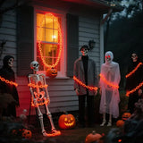 Catena luminosa a forma di catena di plastica di Halloween