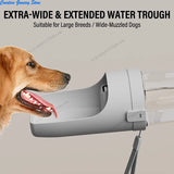 Borraccia da viaggio per cani 2 in 1, a prova di perdite