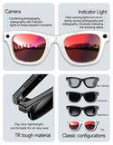 Smart Glasses 2026 con Fotocamera AI e Traduzione Vocale