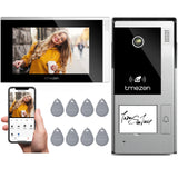 TMEZON Videocitofono intelligente Wi-Fi da 7 pollici con app Tuya, risoluzione 1080P