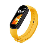 Smartwatch M9 per uomo e donna, braccialetto fitness, fascia sportiva, monitoraggio della frequenza cardiaca e della pressione sanguigna, impermeabile, multifunzione.