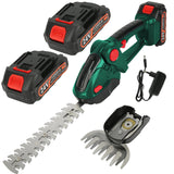 HGTUGO Tagliasiepi e Tagliaerba 2 in 1 a Batteria