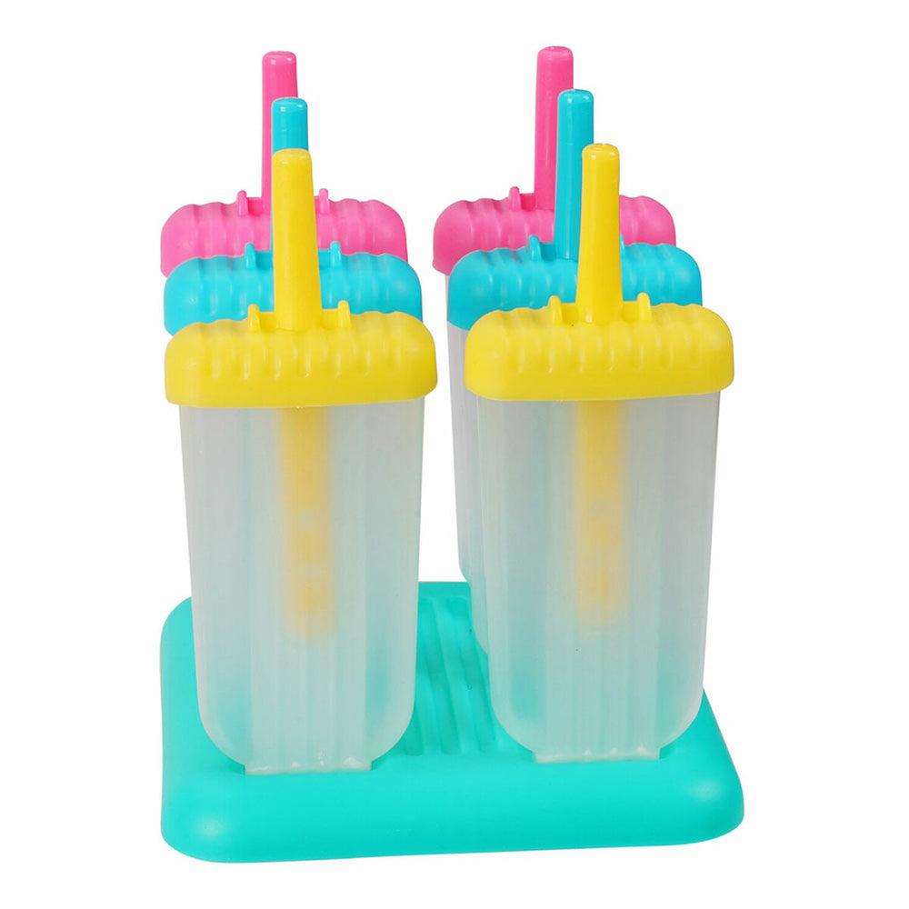 Stampo per Gelati Excellent Houseware Multicolore polipropilene 40 ml (6 Unità)