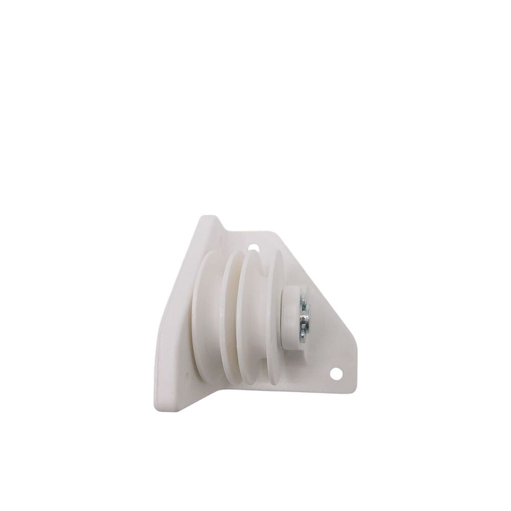 Carrucola per pergola Micel TLD20 Nylon 7,3 x 7,3 x 8 cm Laterale Bianco