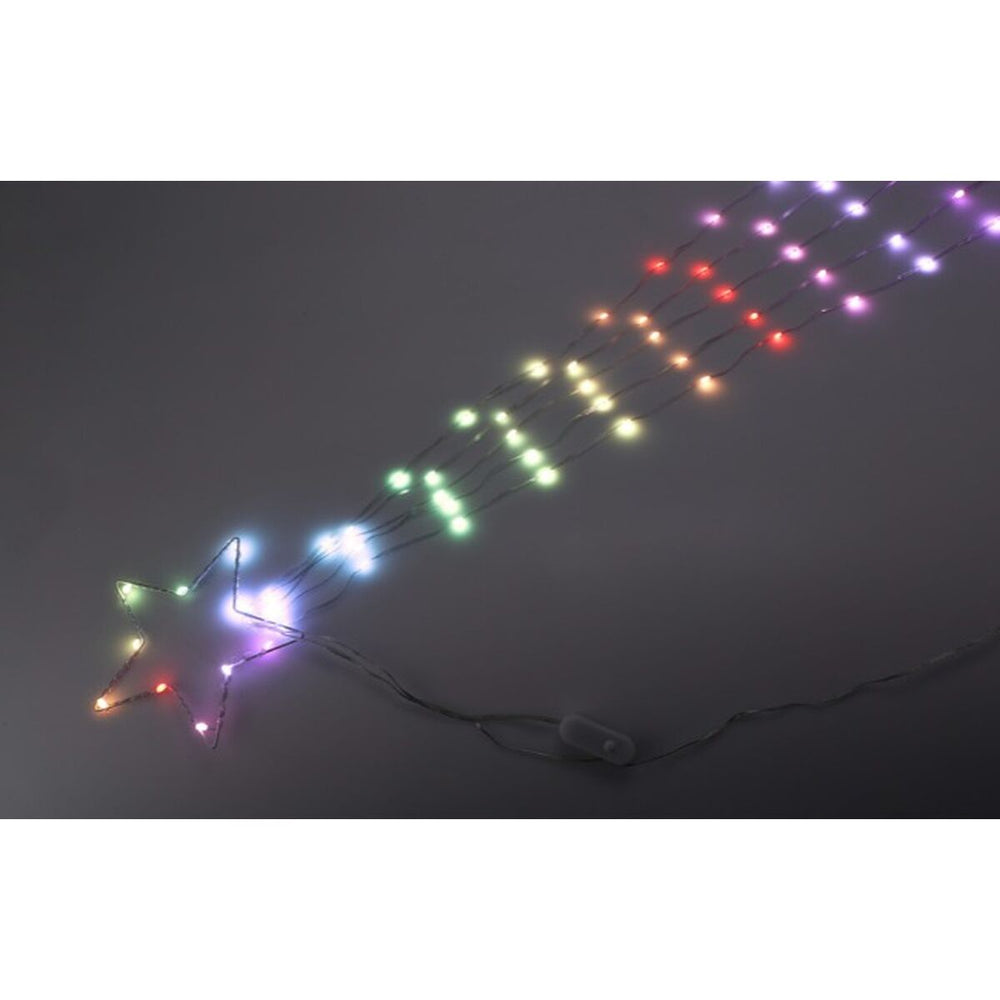 Adorno Navideño Lifetime RGB Estrella de Navidad 220 V 119 cm Plástico LED RGB