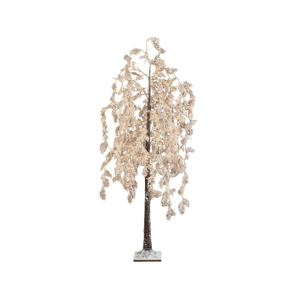 Albero di Natale Lumineo Nevoso Salice MicroLED