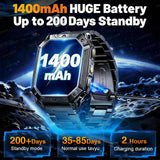 Smartwatch GUHUAVMI AK86 10ATM GPS Batteria 1400mAh