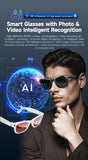 Smart Glasses 2026 con Fotocamera AI e Traduzione Vocale