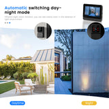 Videocitofono wireless Podofo con schermo IPS HD da 4,3'', interfono intelligente 2.4G, senza Wi-Fi